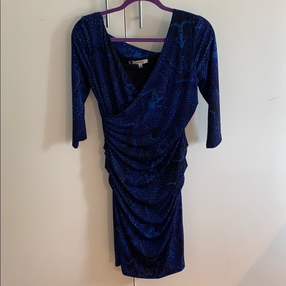 Jennifer Lopez Snake Print Midi Dress